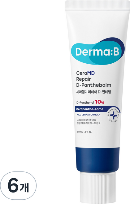 더마비 세라 엠디 리페어 D-판테밤, 50ml, 6개