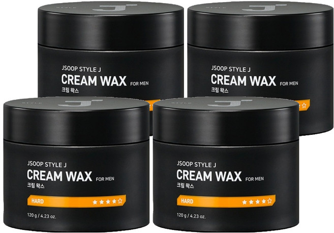 제이숲 스타일제이 포맨 크림 헤어왁스, 120g, 4개