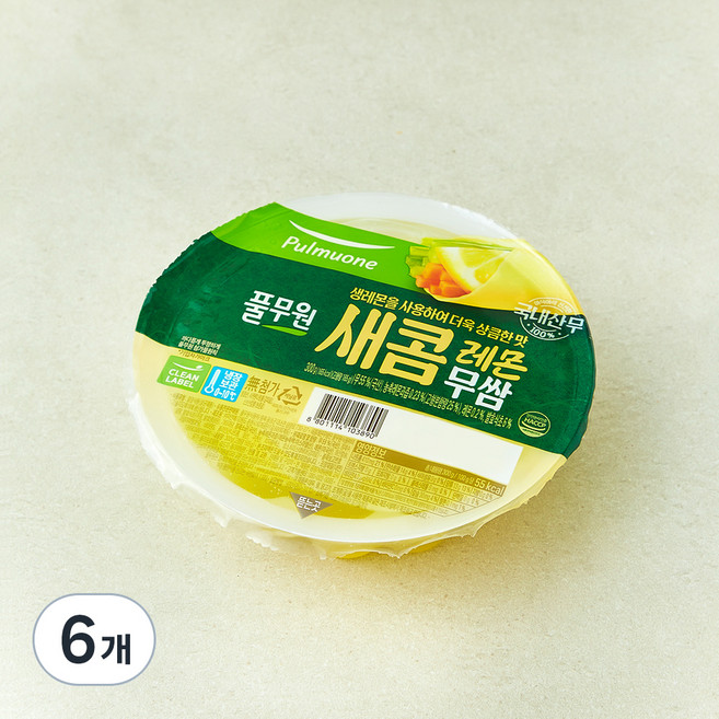 풀무원 레몬무쌈, 300g, 6개