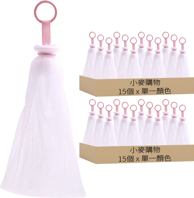小麥購物 起泡網 Y206 22g, 30個, 單一顏色