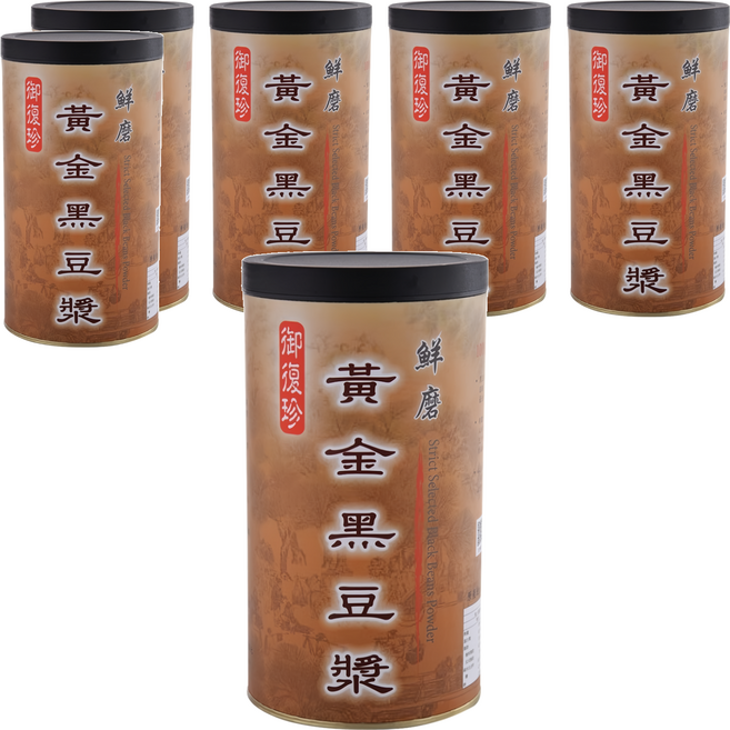 御復珍 鮮磨黃金黑豆漿, 450g, 6罐