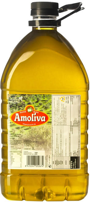 아몰리바 포마스 올리브오일, 3L, 1개
