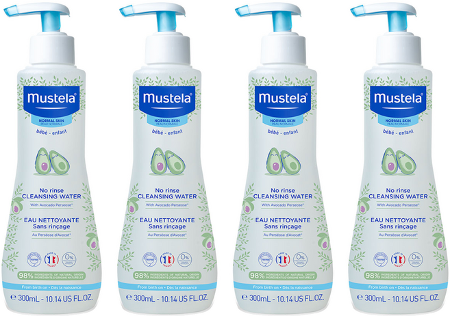무스텔라 노 린스 클렌징 워터, 300ml, 4개
