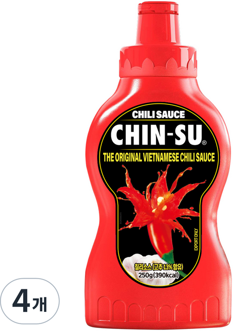 친수 칠리소스, 250g, 4개