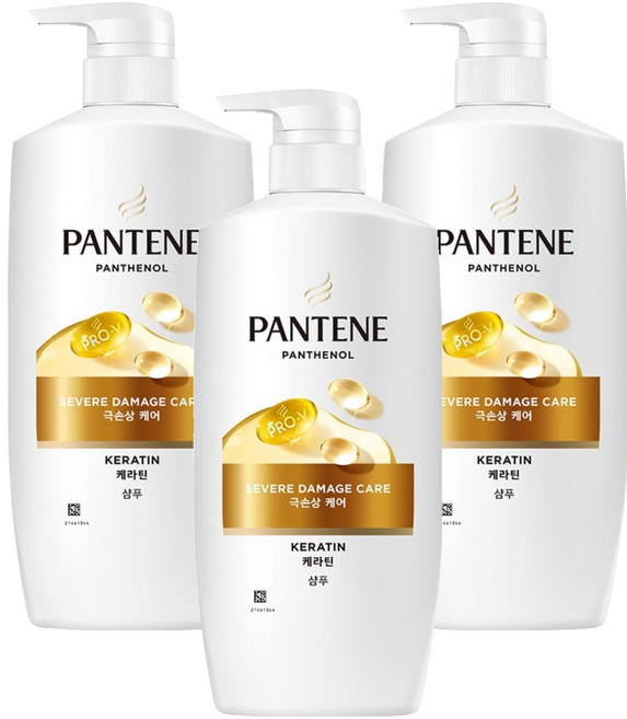 PANTENE 潘婷 極度受損修護洗髮精 果漾花香, 3個, 750ml