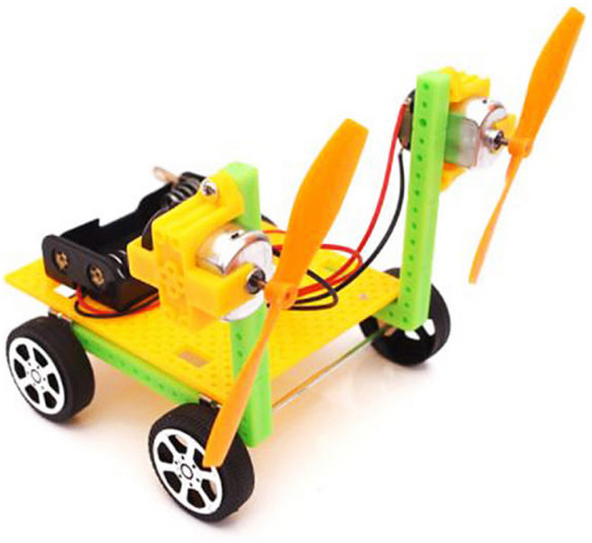 티처스 STEAM 트윈 프로펠러 풍력 자동차 SC-10, 1세트