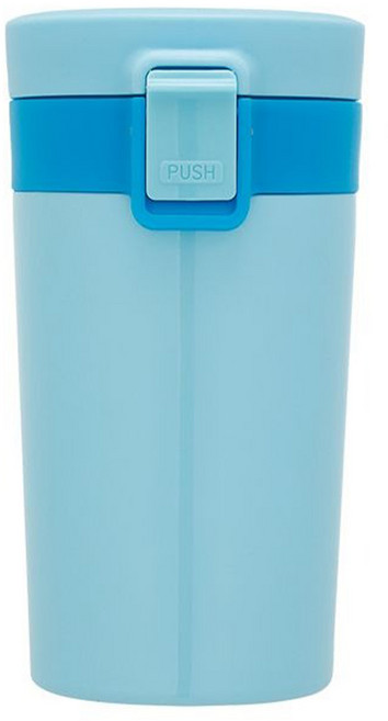 cook power 鍋寶 超真空保溫杯 304不鏽鋼內膽 適用汽車杯架, 粉藍色, 250ml, 1個