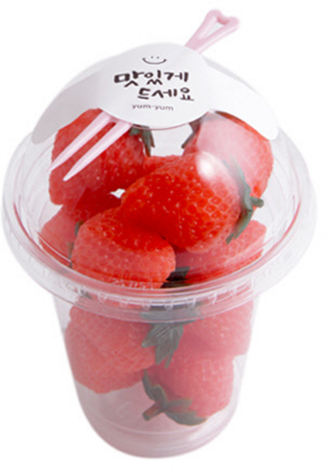 돔형 다용도 컵 9.2 x 10.4 cm + 맛있게드세요스티커 + 포크 랜덤 발송, 50개입, 1세트