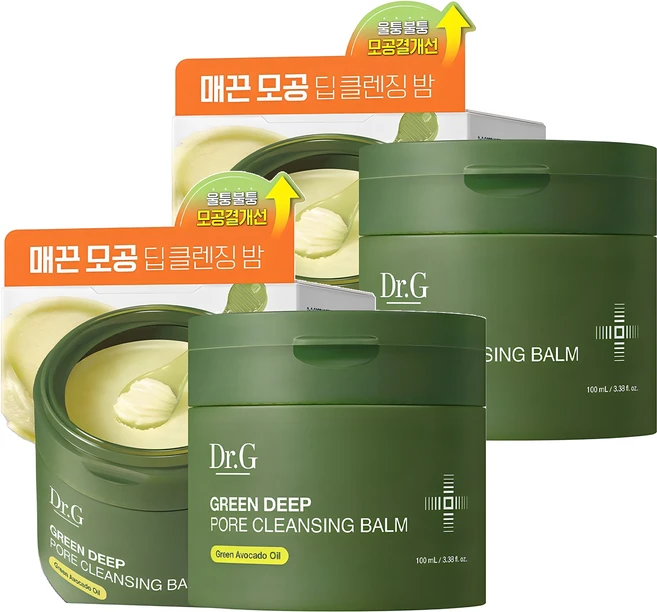 닥터지 그린 딥 포어 클렌징 밤, 100ml, 2개 - 쿠팡