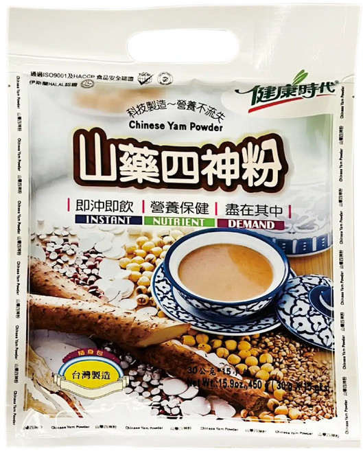 健康時代 山藥四神粉 有糖, 30g, 15包, 1袋