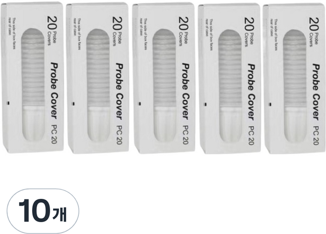 온즈 브라운 체온계 호환 일회용 리필 필터 투명 20개입, 10개