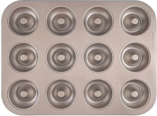 아노마드 오리지날 도너츠틀 팬 12구 골드, 1개