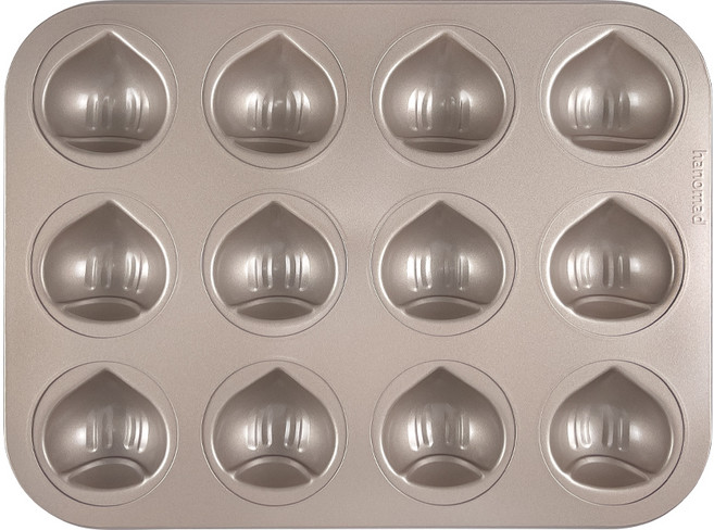 아노마드 밤 마들렌틀 팬 12구 골드, 1개