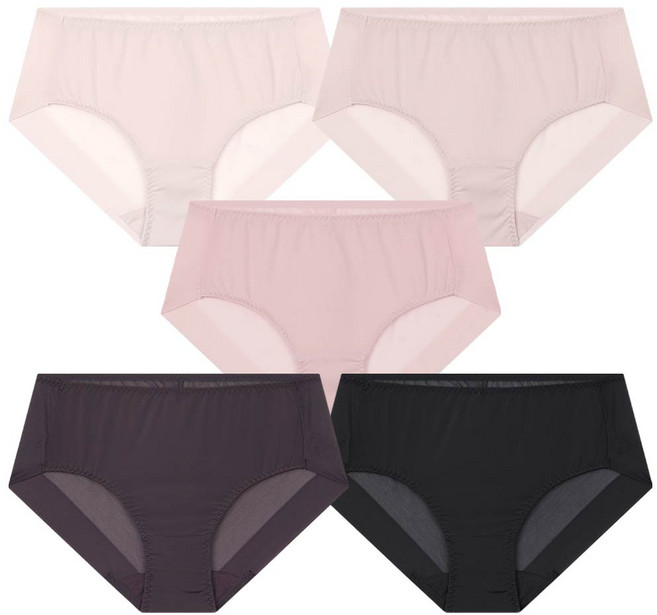 플로린 여성 노라인 햄팬티 5p 세트 CWP-001