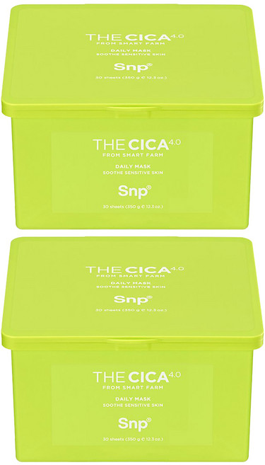 Snp 積雪草4.0鎮靜舒緩面膜, 30張, 2盒
