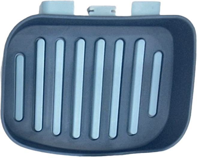 拼色雙層肥皂架 5個, 淺藍 + 藍, 1組