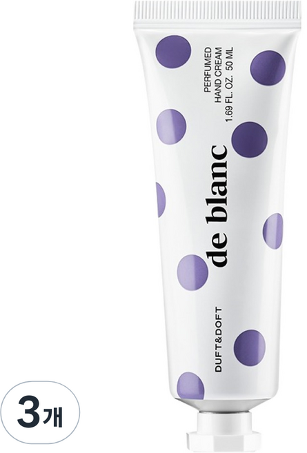 더프트앤도프트 니치 퍼퓸 핸드크림 드블랑, 50ml, 3개