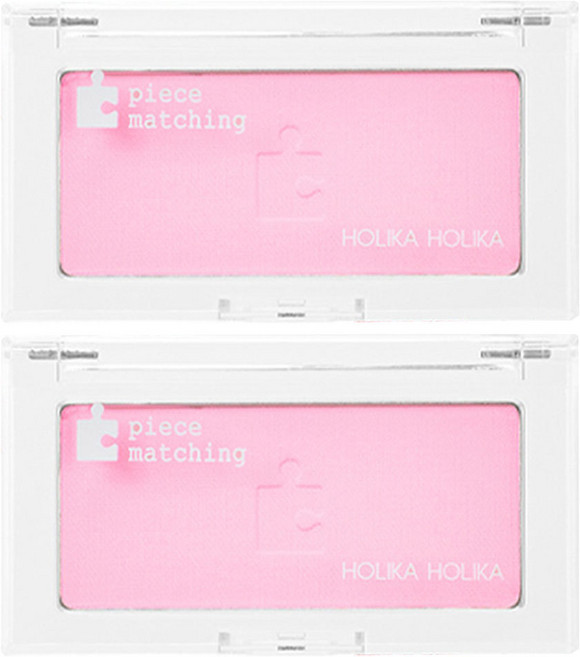 홀리카홀리카 피스 매칭 블러셔 3.3g, 클린핑크, 2개