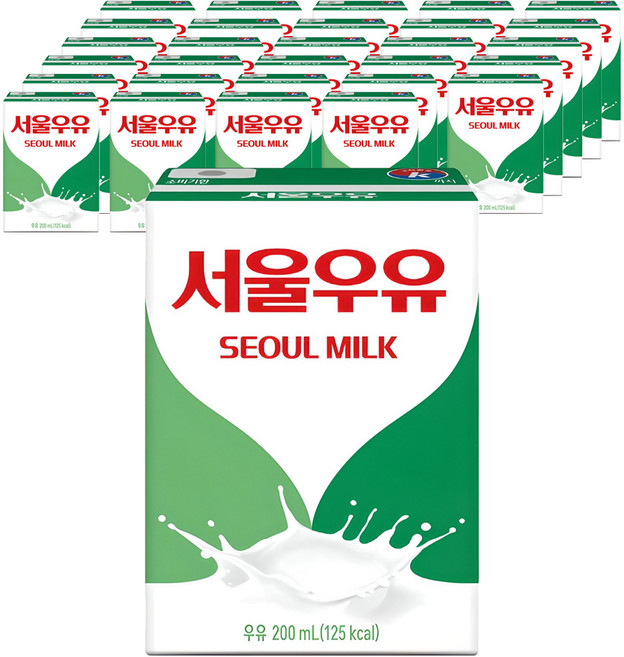 서울우유 멸균 흰우유, 200ml, 120개