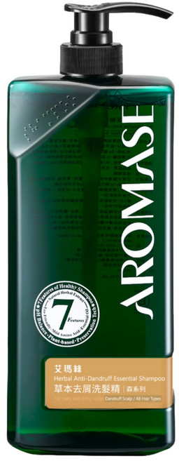 AROMASE 艾瑪絲 草本去屑洗髮精, 400ml, 1瓶