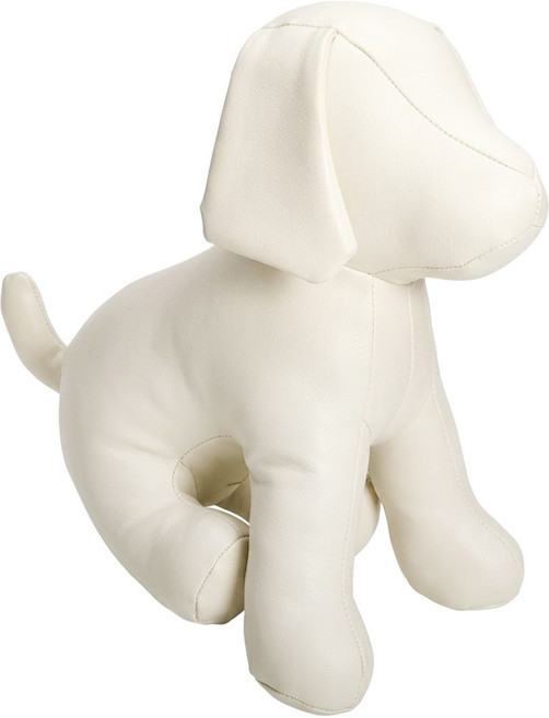 亞果 狗狗坐姿布偶, 43cm, 白色, 1個