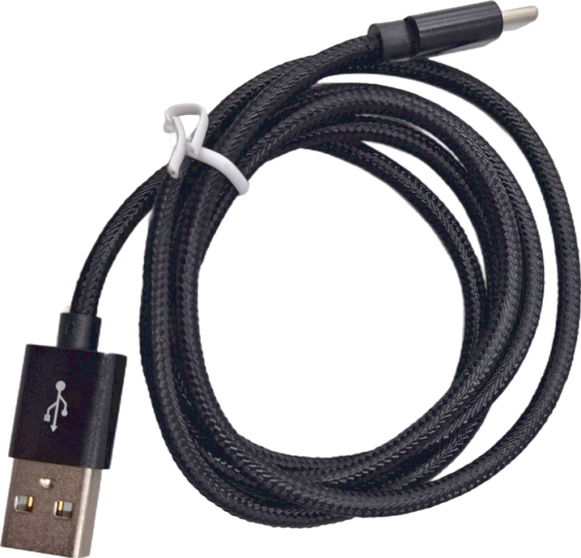 JELLiCO 杰力科 優雅系列 Lightning充電傳輸線 JEC-GS10-BKC, 1m, 黑色, 1條