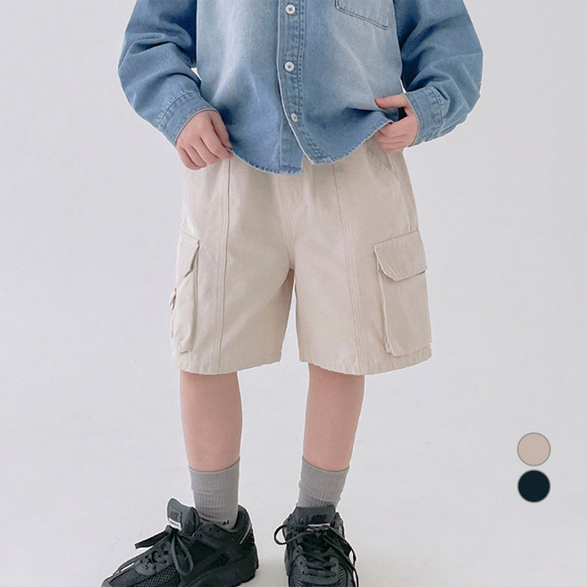 베리클로젯 남아용 멀티 워크 버뮤다 면 팬츠