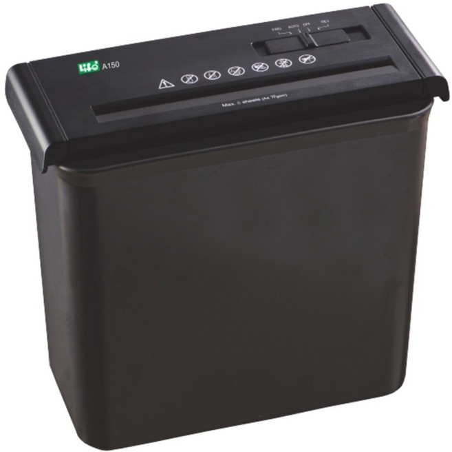 Life 徠福 A4紙全自動碎紙機 297 x 145 x 280mm 10L, A150, 黑色