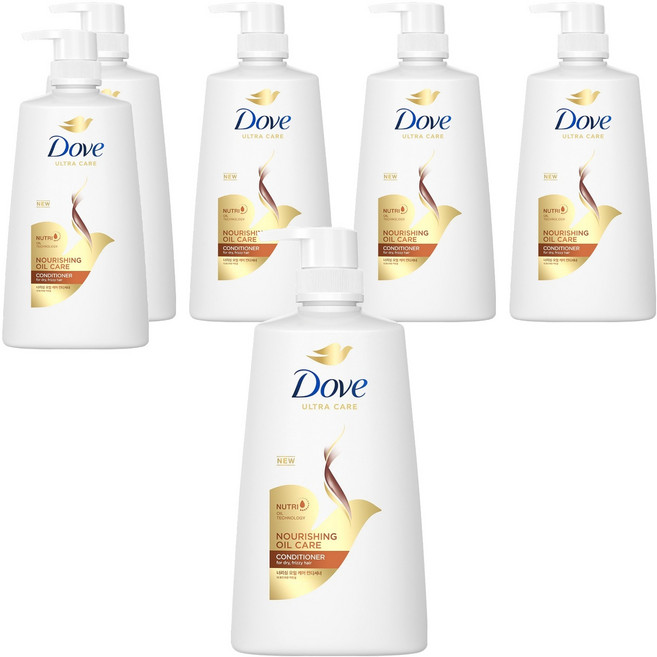 도브 너리싱 오일케어 컨디셔너, 6개, 660ml