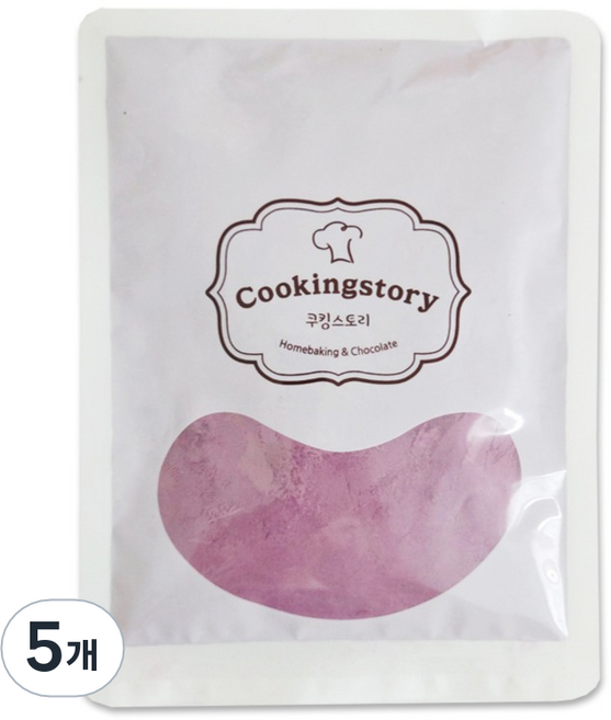 쿠킹스토리 자색고구마분말, 100g, 5개