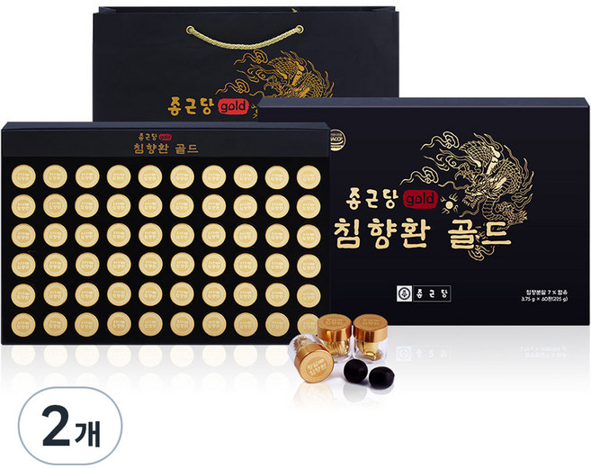 종근당 침향환 골드, 225g, 2개