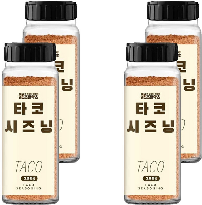 조은약초 타코 시즈닝, 100g, 4개