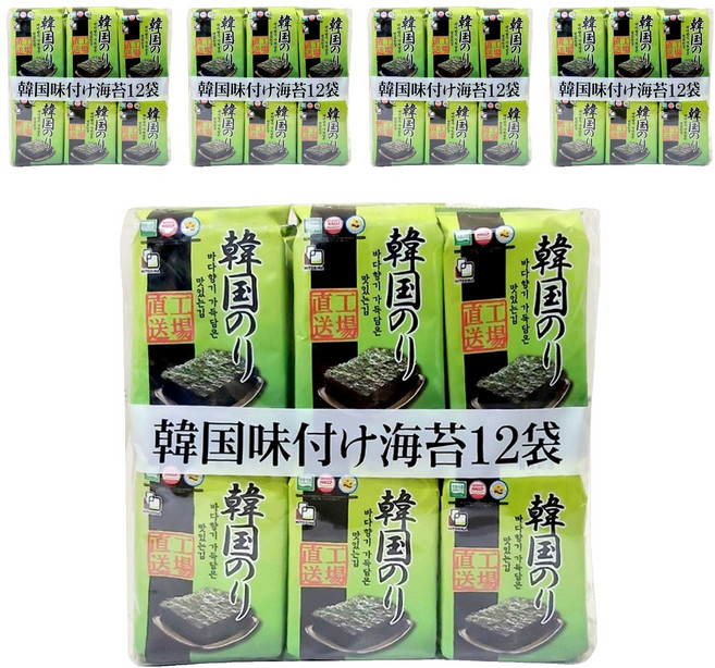 orionjako 韓國味付海苔, 42g, 5袋