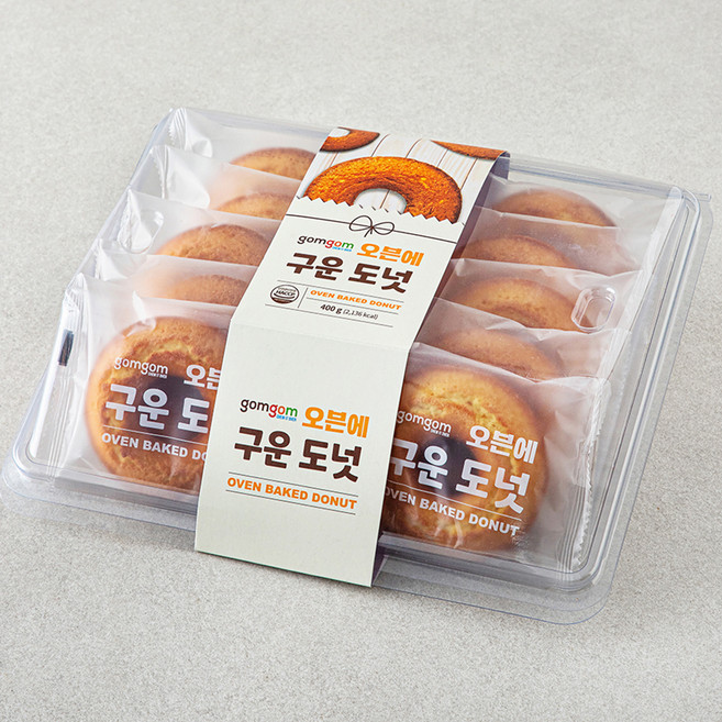 곰곰 오븐에 구운 도넛, 40g, 1개, 10개입