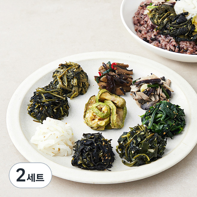 정미경키친 건나물 9종 세트 400g, 2세트