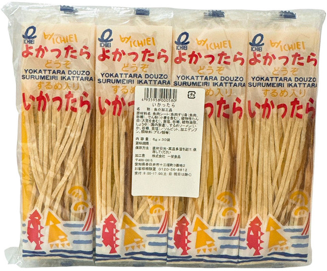 一榮 魷魚絲 30包, 180g, 1袋