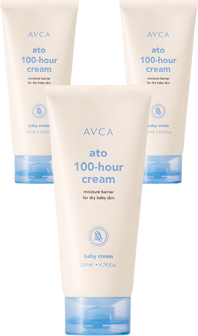 아브카 아토 100시간 초고보습 베이비 크림, 200ml, 3개