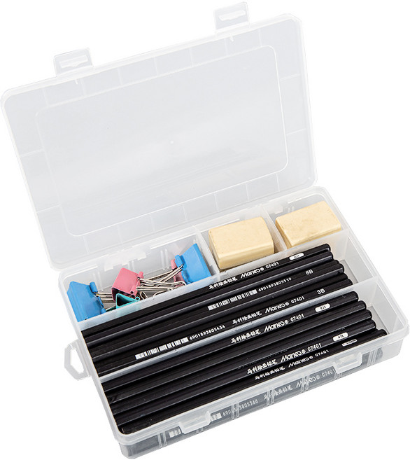 아리코 펜 공구함 type1, 투명, 2개