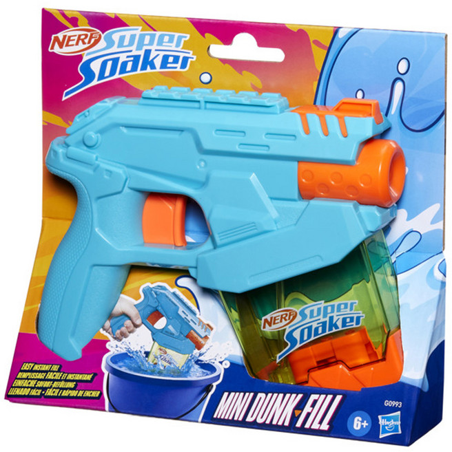 Hasbro 孩之寶 NERF 樂活打擊 超威水槍秒速充水輕便款, 1個, 混和顏色