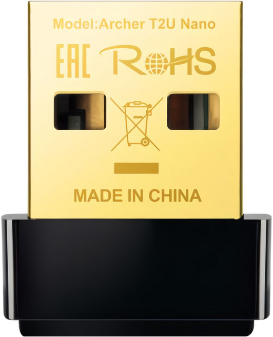 tp-link Archer T2U Nano 600Mbps AC雙頻 wifi網路USB無線網卡, AC600, 黑色, 1個