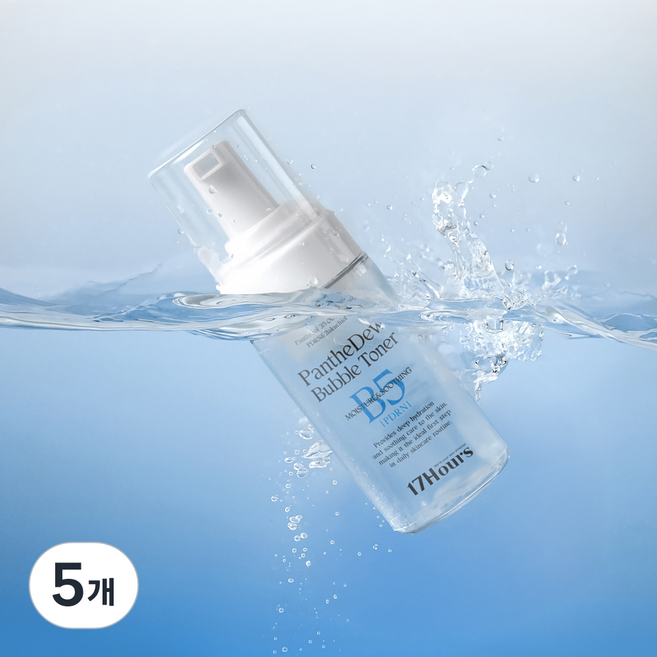 17아워즈 판테듀 버블 토너, 5개, 110ml
