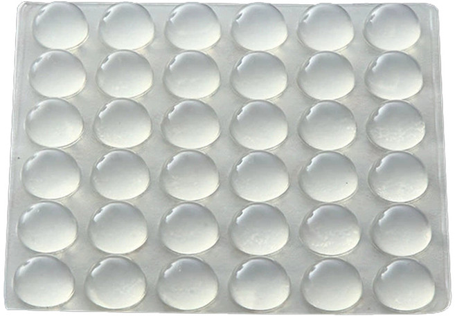 올하이 다용도 소음 충격 방지 실리콘 방문 스티커 G형 36p, 1개