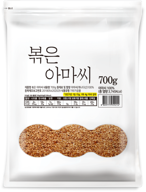 대구농산 볶은 아마씨 봉, 700g, 1개