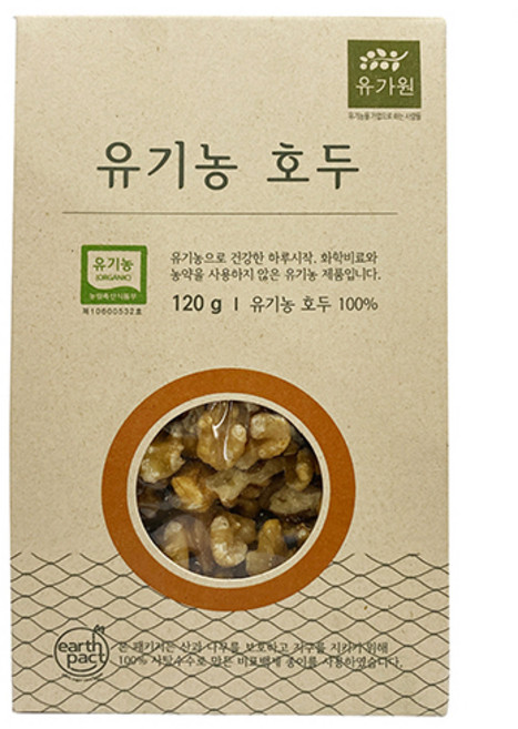 유가원 유기농 호두, 120g, 1개