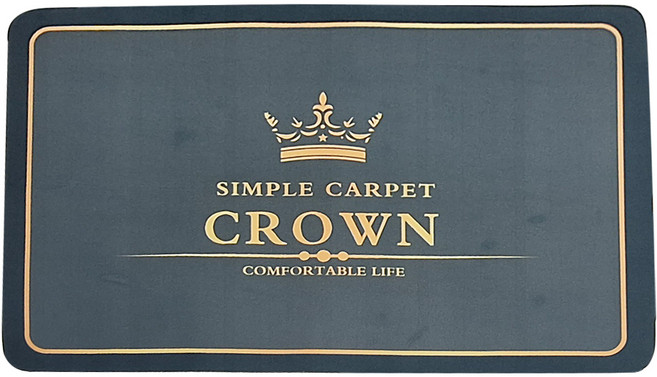 矽藻土軟地墊 加厚款 2個, 皇家時尚, 1組