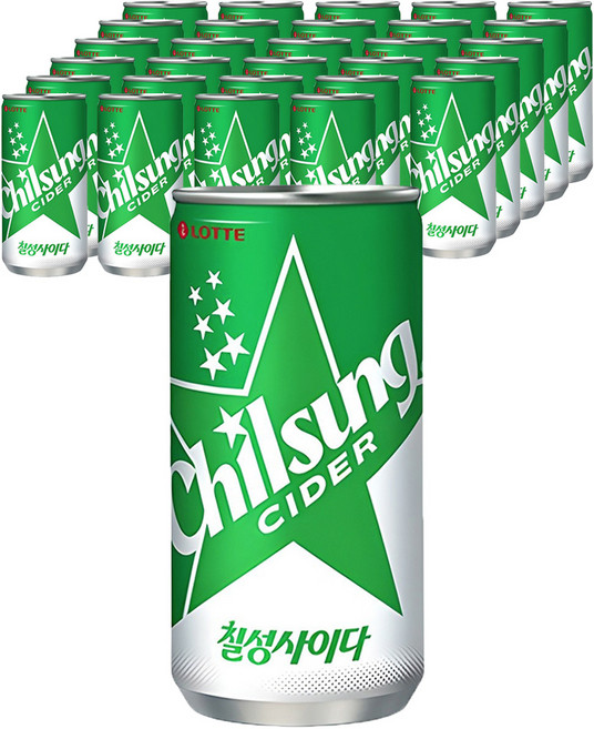 칠성사이다, 210ml, 90개