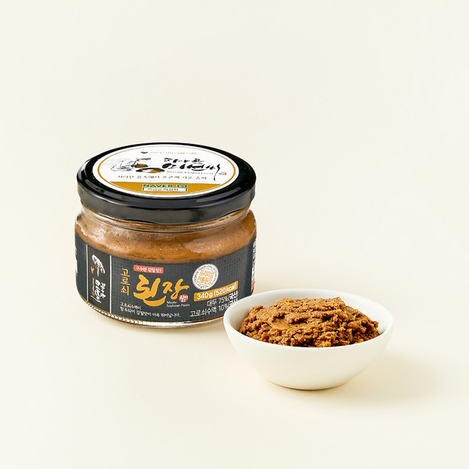 피아골미선씨 고로쇠된장, 340g, 1개