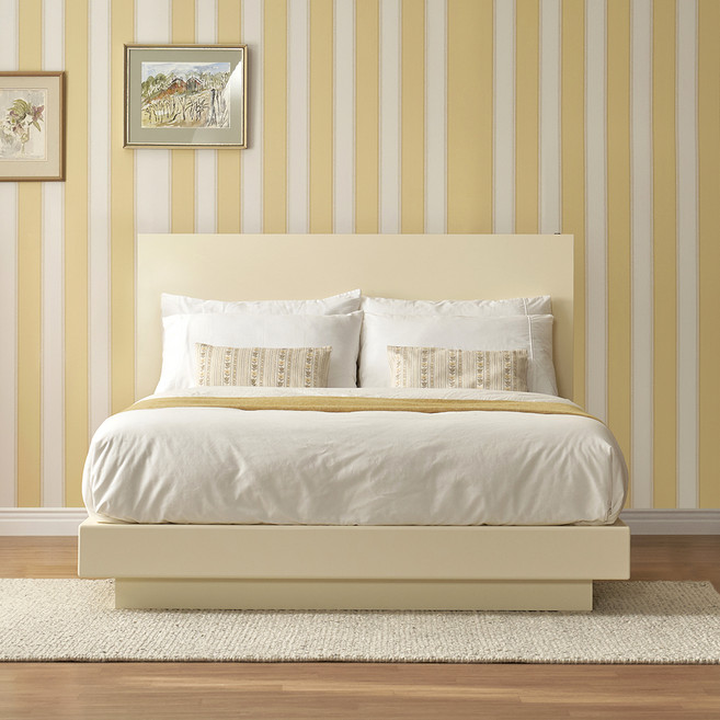 에스엘큐케이 소호 호텔 침대 + 하이브리드 매트리스 세트 방문설치, 레몬