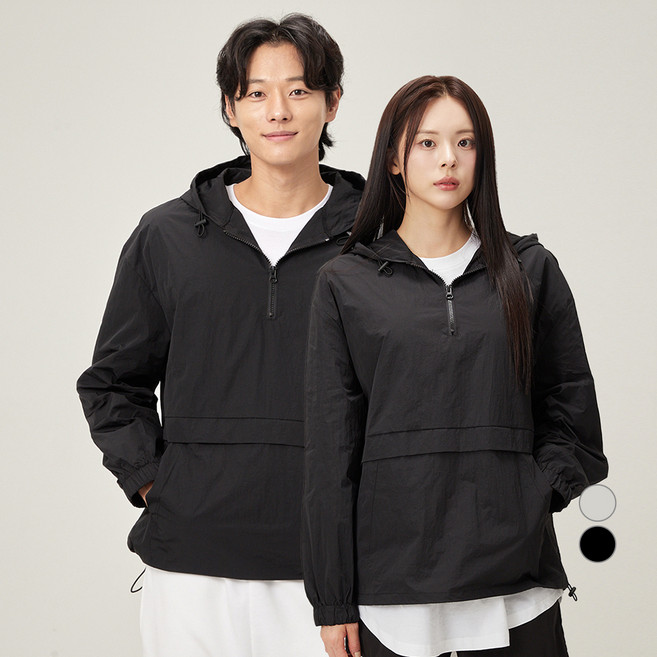 CARET 男女通用防風連帽衝鋒衣