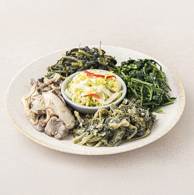 정미경키친 계절나물 5종 모둠A, 1세트